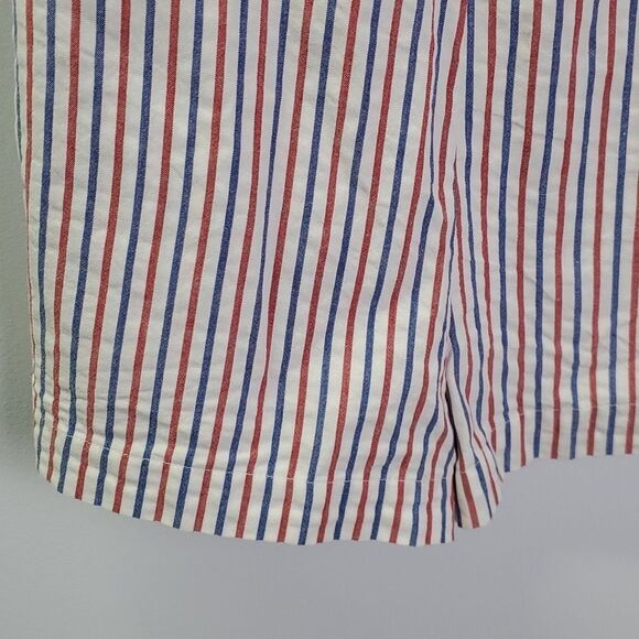 Vineyard Vines Firework Striped Seersucker Romper Size 0 - Picture 3 of 7
